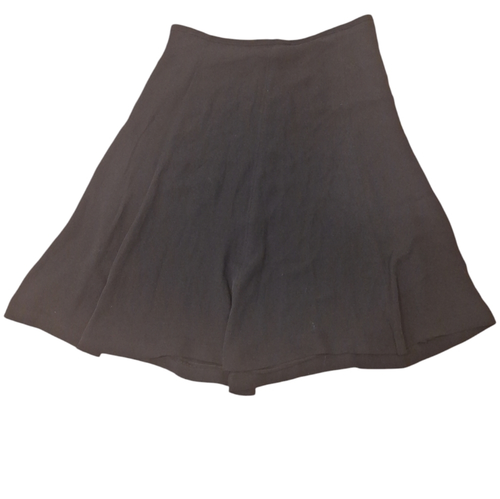 Diane Von Furstenberg Black A-line Flowy Silk Skirt 4